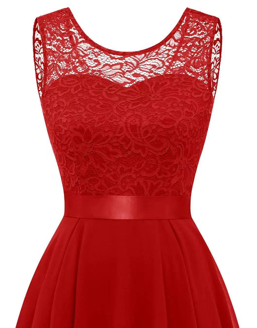 Marie | Dames high-low jurk voor bruiloftsgasten
