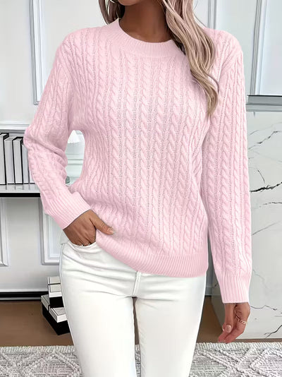 Doris | Behaaglijke dames wintertrui met kabeldessin