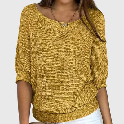Sofia elegante gebreide trui