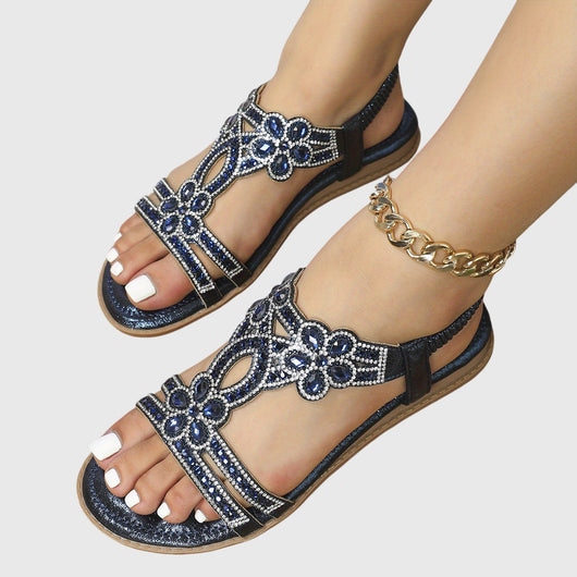 Blessy sandalen met hielbandje