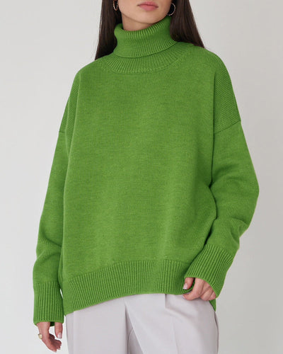 Claudia | Casual oversized damestrui met hoge hals