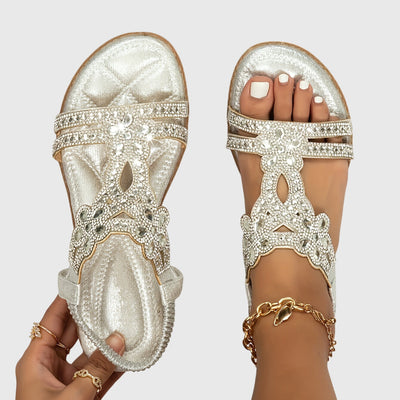 Blessy sandalen met hielbandje