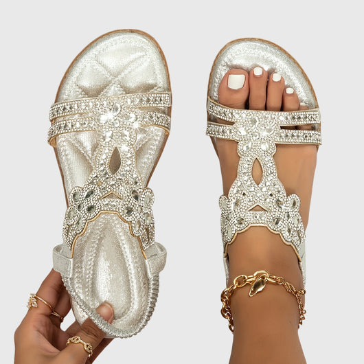 Blessy sandalen met hielbandje