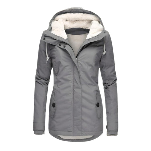 Annika | Dames allweer parka met sherpavoering en capuchon, waterafstotend