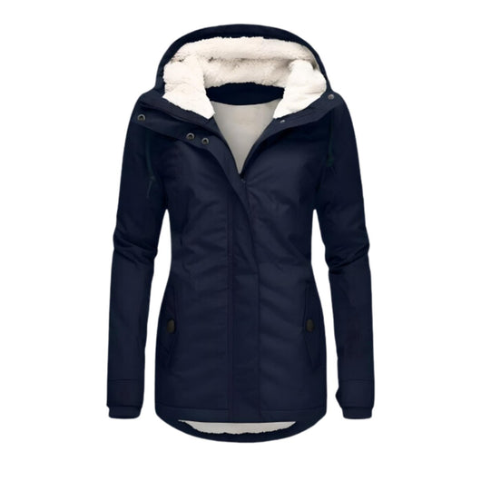 Annika | Dames allweer parka met sherpavoering en capuchon, waterafstotend
