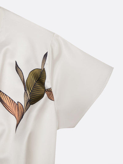 Amelie | Dames wikkel midi-jurk met bloemenmotief en V-hals