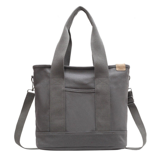 Mia | Multifunctionele dames canvas shopper met schouderband