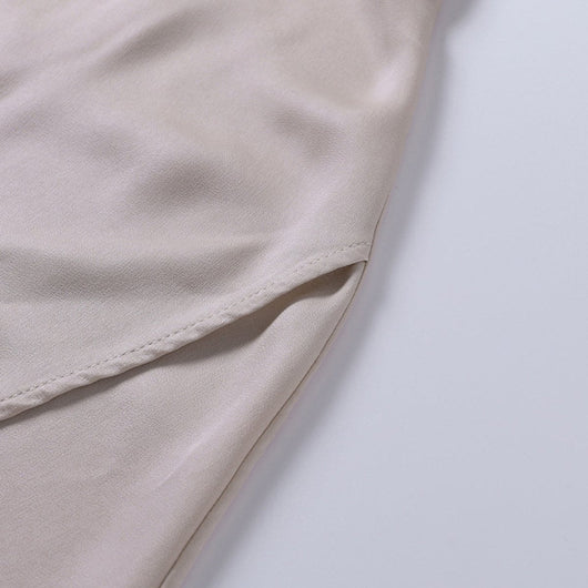 Marlene | Elegante dames maxi cocktailjurk met V-hals en split