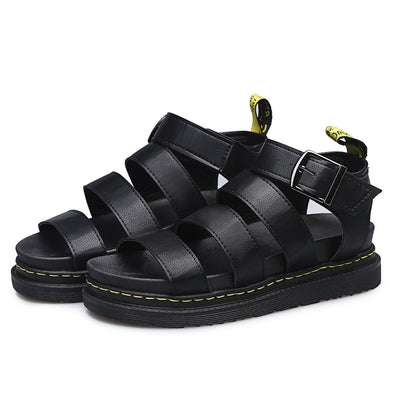 Hannah | Comfortabele dames plateausandalen met bandjes en gesp