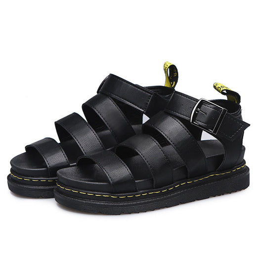 Hannah | Comfortabele dames plateausandalen met bandjes en gesp