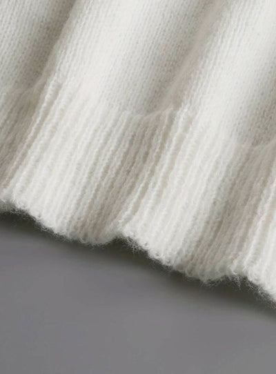 Charlotte | Elegante dames trui met ruches en v-hals