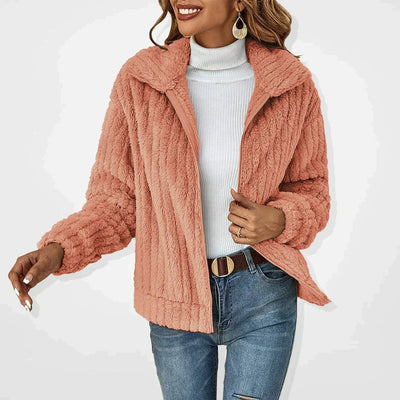 Frieda | Donzig oversized dames vest met rits