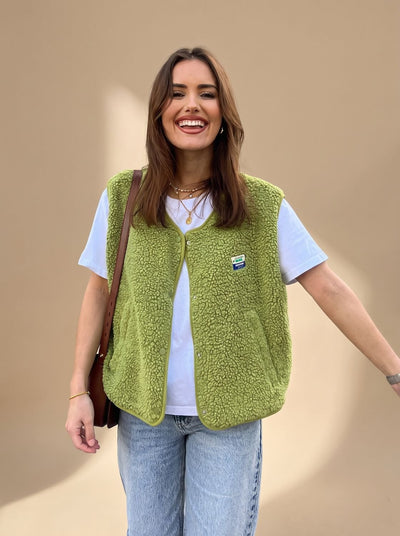 Clara | Dames fleece bodywarmer mouwloos