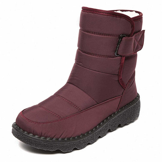 Marie | Gevoerde waterdichte dames kniehoge winterlaarzen, antislip