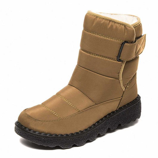Marie | Gevoerde waterdichte dames kniehoge winterlaarzen, antislip
