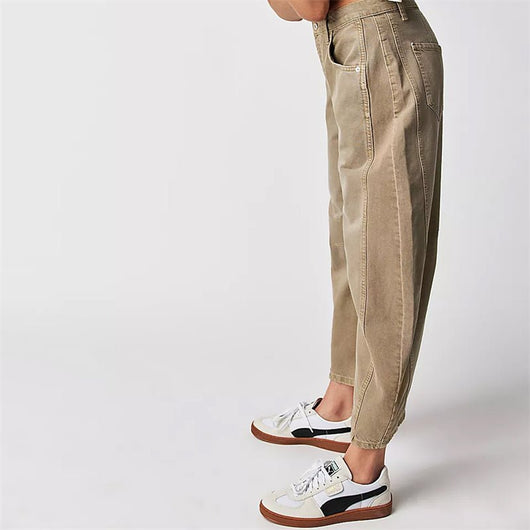 Elisabeth | Dames barrel-leg jeans met hoge taille en relaxed fit