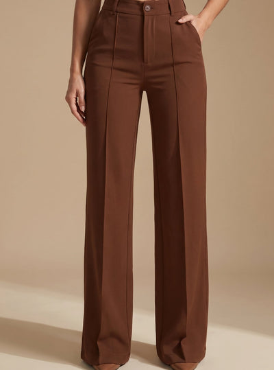 Greta | Elegante dames pantalon met hoge taille en rechte pijp