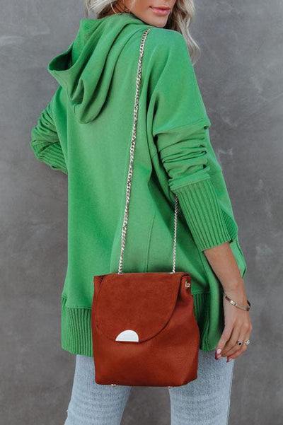 Frieda | Oversized dames tuniek met capuchon en lange mouwen