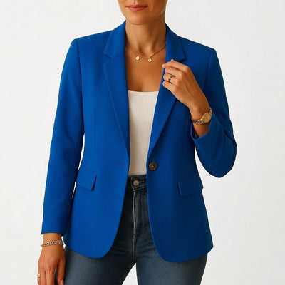 Marie | Klassieke getailleerde dames blazer met één knoop