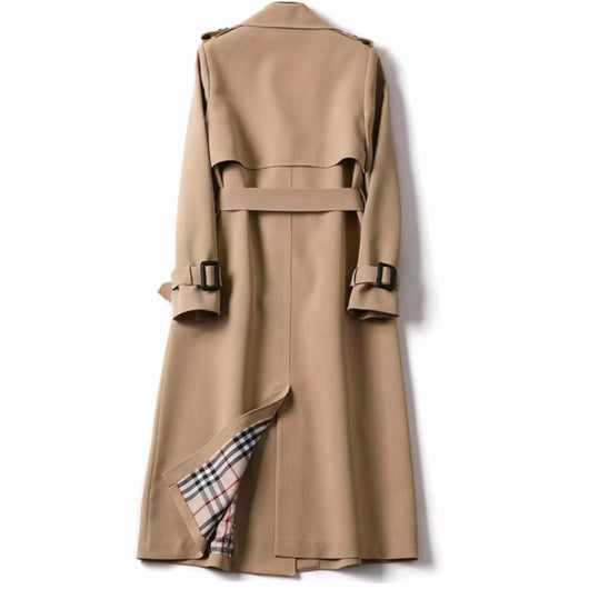 Frieda | Klassieke getailleerde dames wintertrenchcoat met ceintuur