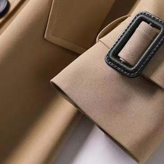 Frieda | Klassieke getailleerde dames wintertrenchcoat met ceintuur