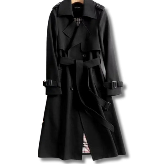 Frieda | Klassieke getailleerde dames wintertrenchcoat met ceintuur