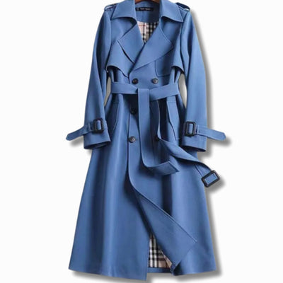 Frieda | Klassieke getailleerde dames wintertrenchcoat met ceintuur