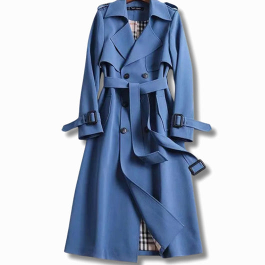 Frieda | Klassieke getailleerde dames wintertrenchcoat met ceintuur