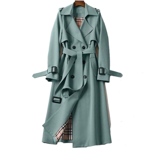 Frieda | Klassieke getailleerde dames wintertrenchcoat met ceintuur