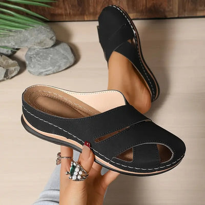 Sophie | Dames ademende comfort instapsandalen