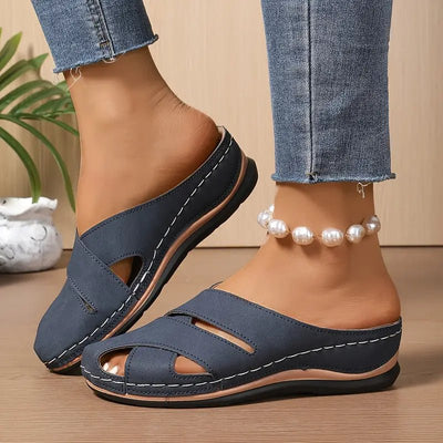Sophie | Dames ademende comfort instapsandalen