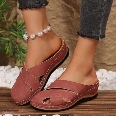 Sophie | Dames ademende comfort instapsandalen
