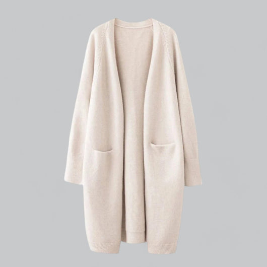 Clara | Lang oversized dames vest van kasjmiermix