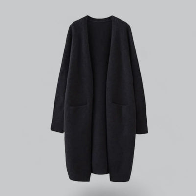Clara | Lang oversized dames vest van kasjmiermix