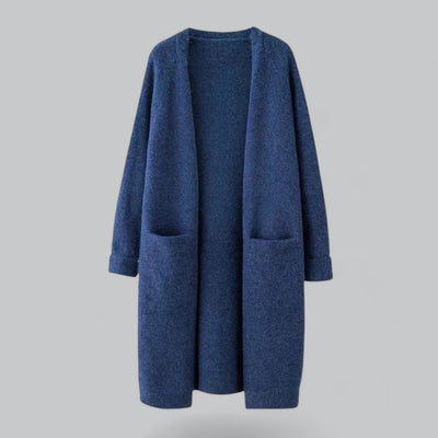 Clara | Lang oversized dames vest van kasjmiermix