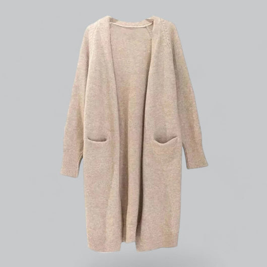 Clara | Lang oversized dames vest van kasjmiermix
