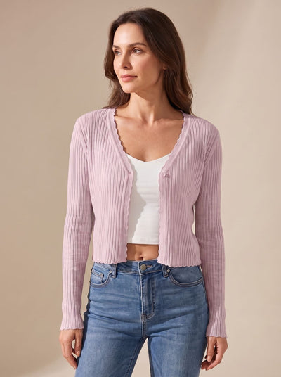 Annika | Licht dames zomervest van breisel met v-hals