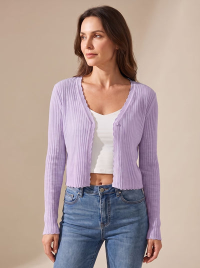 Annika | Licht dames zomervest van breisel met v-hals