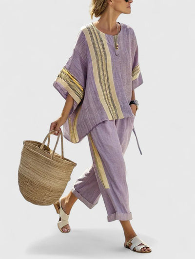 Johanna | Dames oversized co-ord set van linnenmix