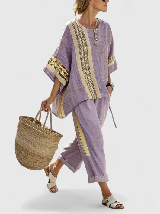 Johanna | Dames oversized co-ord set van linnenmix