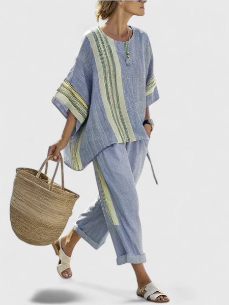 Johanna | Dames oversized co-ord set van linnenmix
