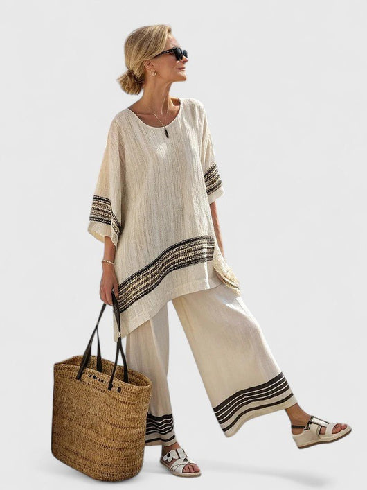 Johanna | Dames oversized co-ord set van linnenmix