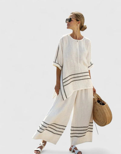 Johanna | Dames oversized co-ord set van linnenmix