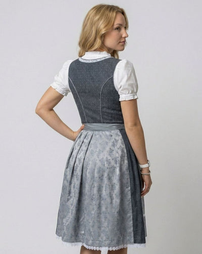 Marlene | Driedelige dames Oktoberfest dirndl met schort en blouse
