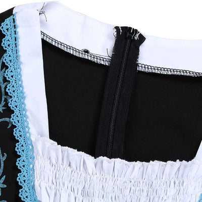 Johanna | Dames Oktoberfest dirndl met rijgsluiting, schort en blouse