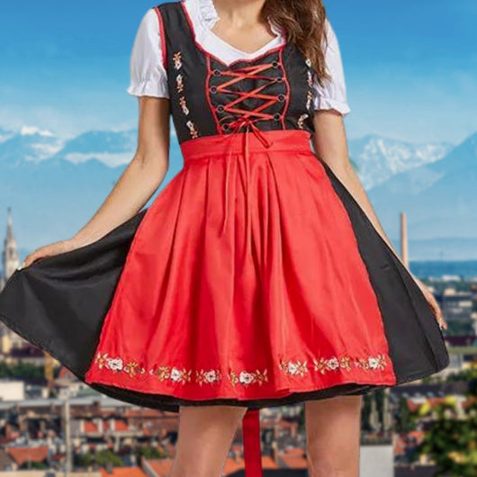 Greta | Dames Oktoberfest dirndl met schort