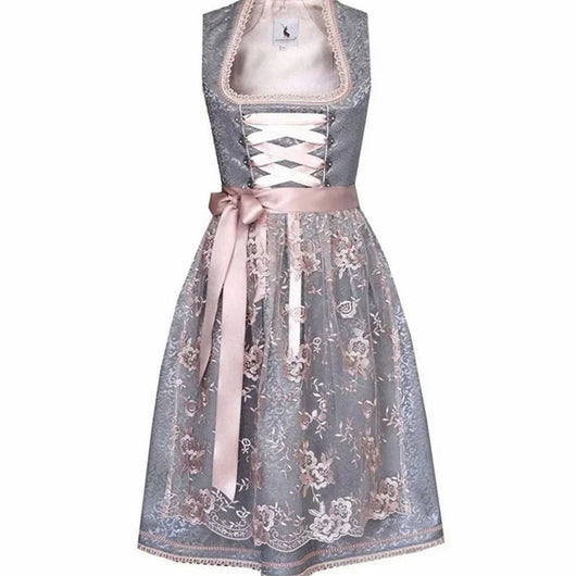 Charlotte | Dames Oktoberfest dirndl met kanten rok en schort
