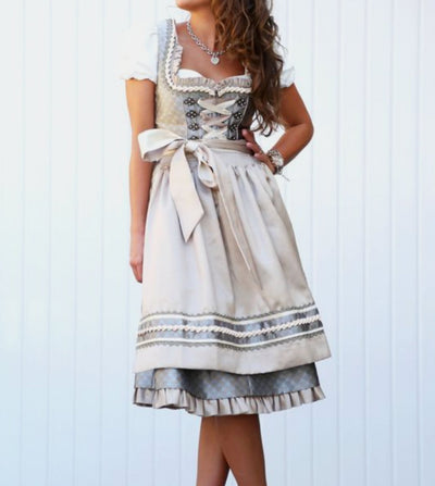 Clara | Dames Oktoberfest dirndl met schort