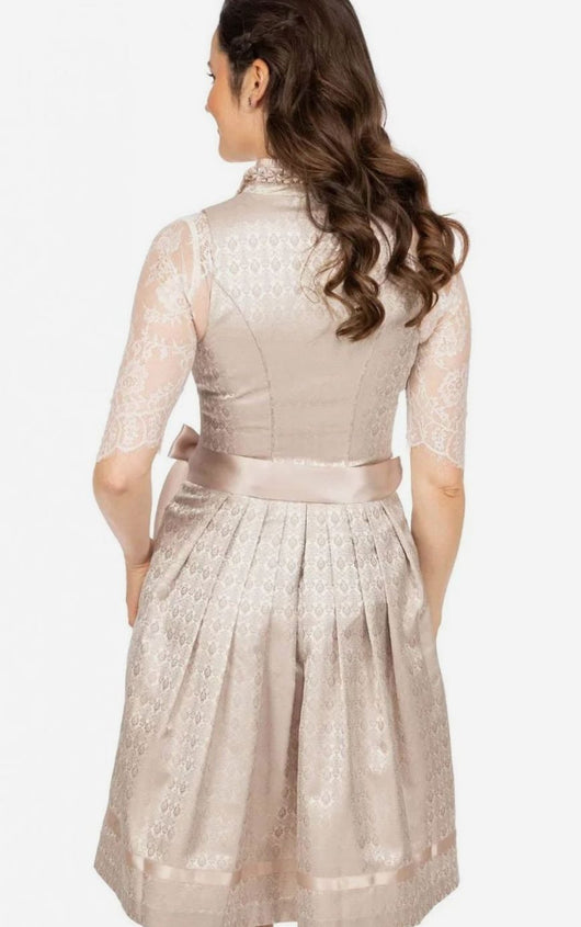 Elisabeth | Dames Oktoberfest kanten dirndl met schort