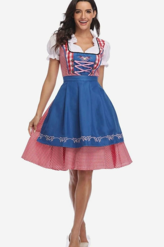 Luisa | Dames Oktoberfest off-shoulder mini-dirndl